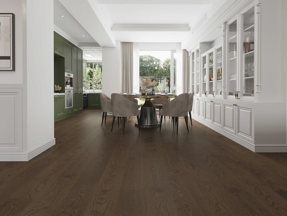 Biyork Floors Nouveau 7 Prelude European Oak Roasted Chestnut 7 1/2" Engineered Hardwood