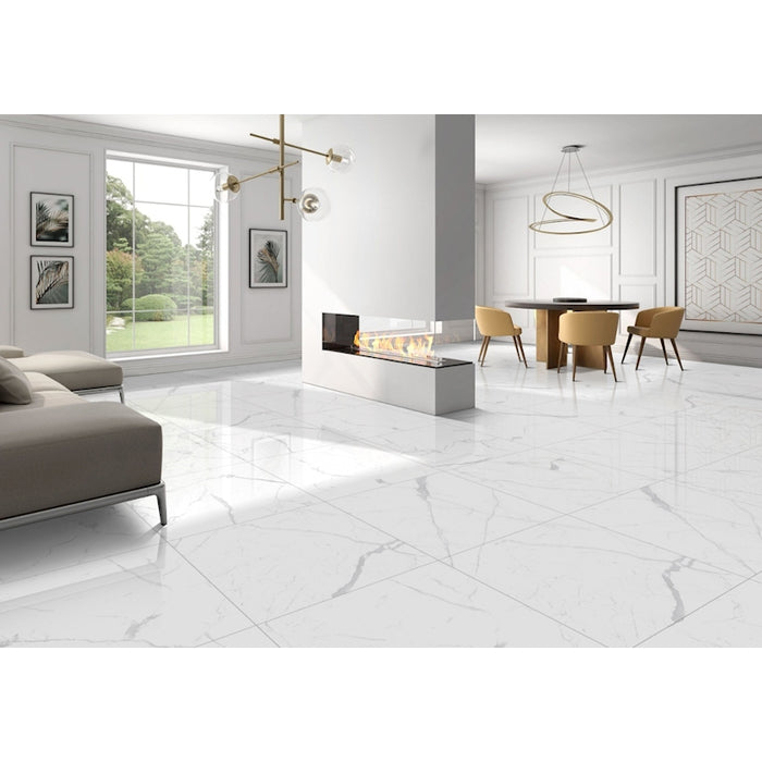 Statuario Venato Porcelain Tile