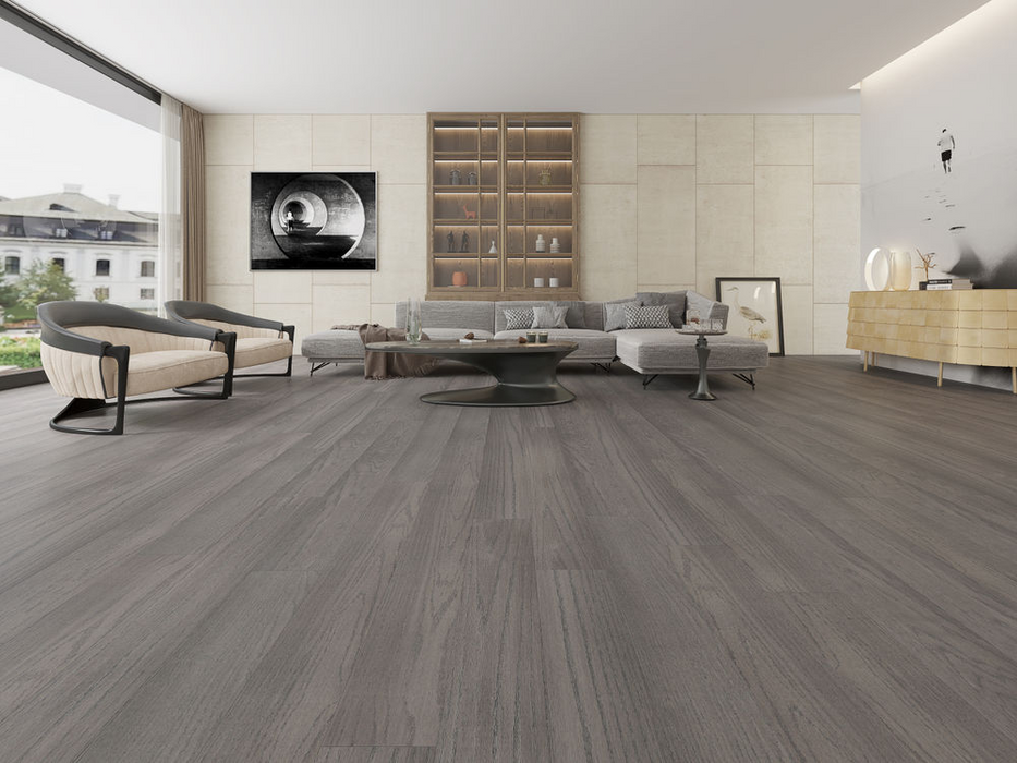 Vidar American White Oak Smoke Grey Engineered Hardwood