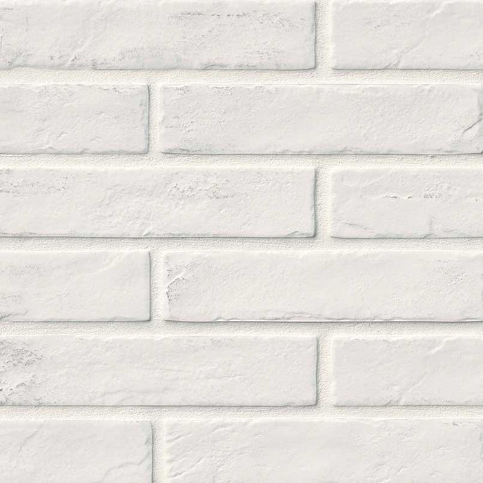MSI Surfaces Brickstone White 2" x 10" Matte Porcelain Tile