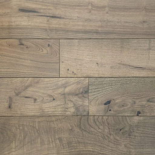 Canadian Standard Brand Coverings Haley Teak solid hardwood featuring 4.75-inch planks and a wirebrushed surface