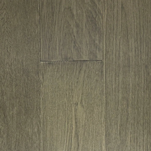 Canadian Standard Brand Surfaces Eclectic Grey Oak engineered hardwood flooring featuring 6-inch wide planks with handscraped and wirebrushed texture