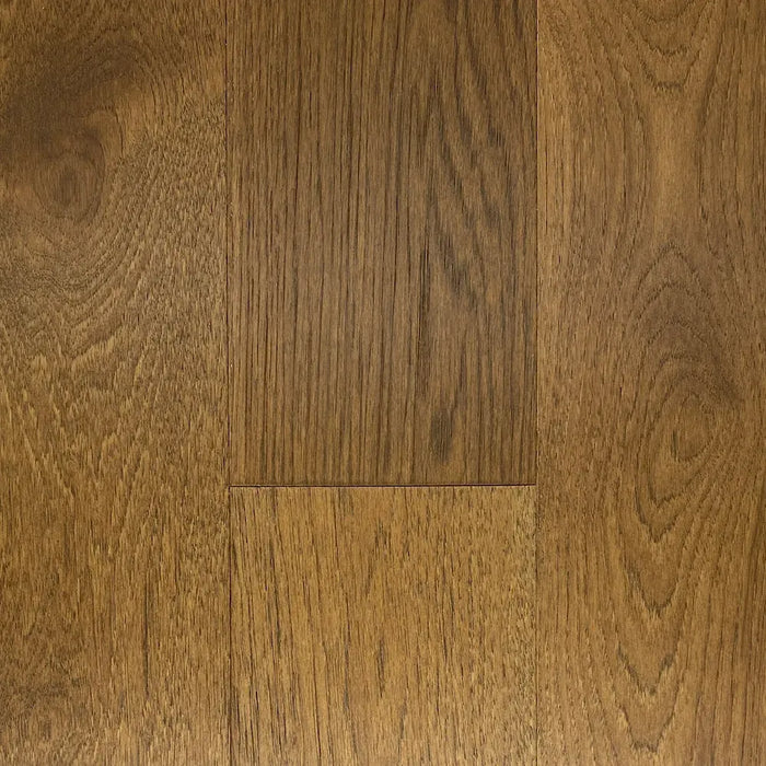 Canadian Standard Brand Surfaces Great Sur Hickory engineered hardwood flooring featuring 6.5-inch wide planks with wirebrushed texture
