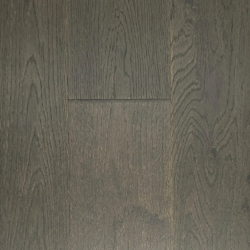 Canadian Standard Brand Surfaces Midtown Brown Oak engineered hardwood flooring featuring 6-inch wide planks with handscraped and wirebrushed surface texture