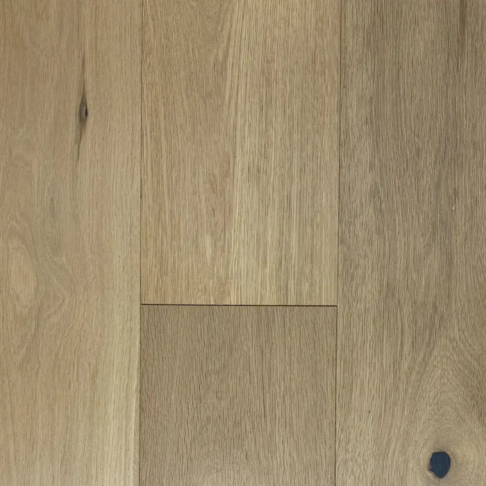 Canadian Standard Brand Surfaces Moss Landing Oak engineered hardwood flooring featuring 6.5-inch wide planks with wirebrushed texture