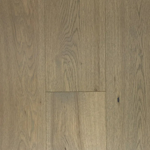 Canadian Standard Brand Surfaces Napa Valley Oak engineered hardwood flooring featuring 6.5-inch wide planks with wirebrushed texture