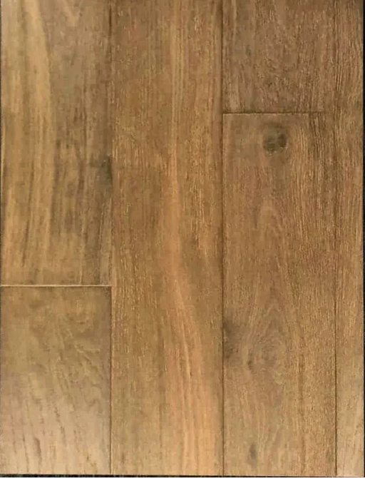 Canadian Standard Brand Surfaces Park Avenue Oak engineered hardwood flooring featuring 6-inch wide planks with handscraped and wirebrushed texture