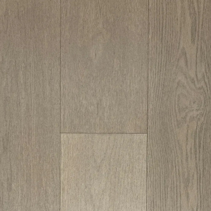 Canadian Standard Brand Surfaces Santa Maria Oak engineered hardwood flooring featuring 6.5-inch wide planks with wirebrushed texture