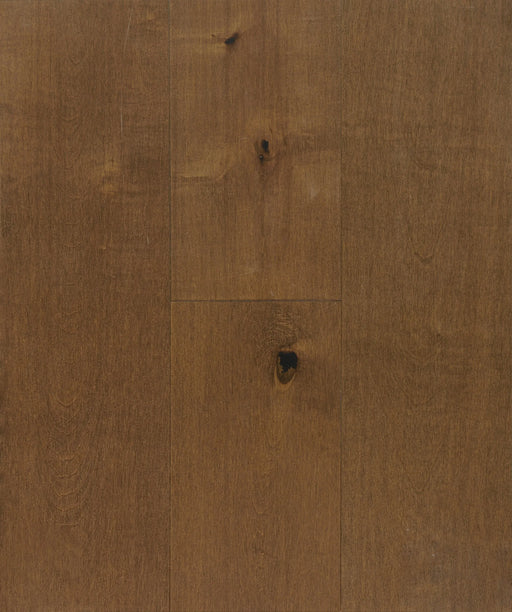 Canadian Standard Brand Surfaces Sequoia Maple engineered hardwood flooring featuring 6.5-inch wide planks with wirebrushed texture