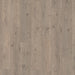 Canadian Standard EGGER PRO Murom Oak Gray 12mm laminate flooring featuring 7.6-inch wide oak-look planks with realistic wood grain detailing