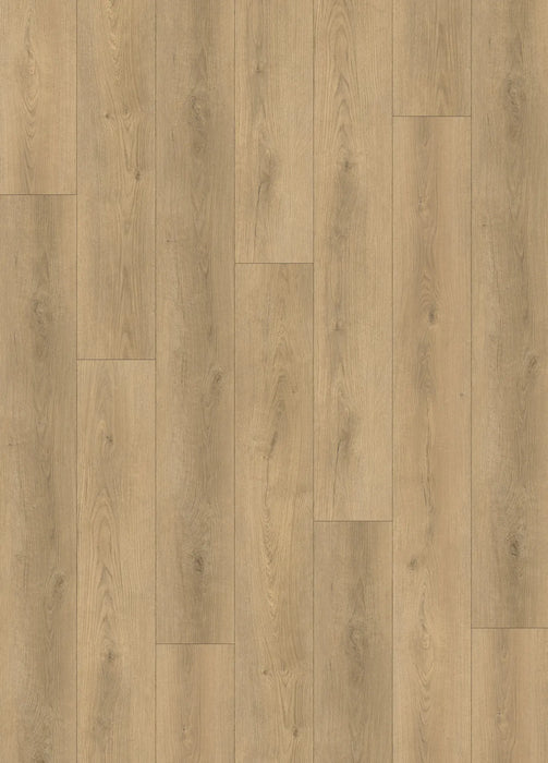Canadian Standard Sora Evion 9 waterproof WPC vinyl flooring featuring wide wood-look planks with realistic natural grain detailing