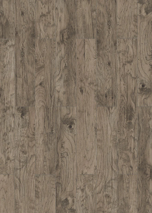 Canadian Standard Inhaus Inspiration Lamdura Folkstone 8mm water-resistant laminate flooring with handscraped embossed-in-register wood-grain texture plank layout