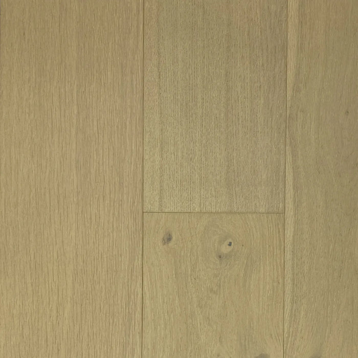 Canadian Standard Origins Kinsey European Oak engineered hardwood featuring natural wirebrushed grain across 7.5-inch planks