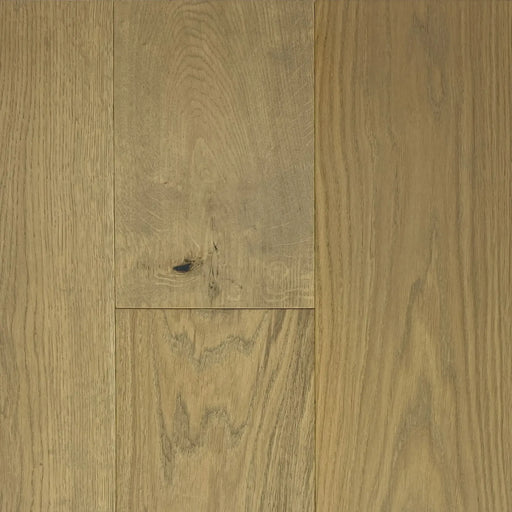 Canadian Standard Origins XL Charlotte Smoked European Oak engineered hardwood flooring featuring 7.5-inch wide planks with natural grain and wirebrushed texture
