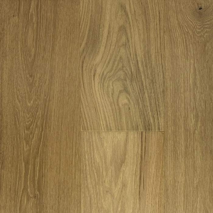 Canadian Standard Origins XL Emily (Smoked) Oak engineered hardwood flooring featuring 7.5-inch wide planks with wirebrushed texture
