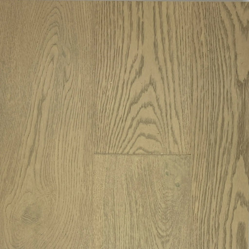 Canadian Standard Origins XL Evelyn European Oak engineered hardwood flooring featuring 7.5-inch wide planks with natural wood grain and wirebrushed texture