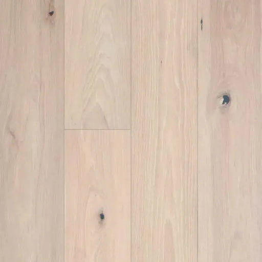 Canadian Standard Origins XL Thatcher American Hickory engineered hardwood flooring featuring 7.5-inch wide planks with natural wood grain and wirebrushed texture