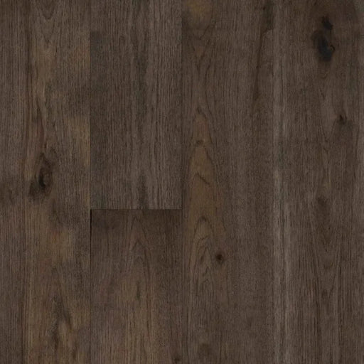 Canadian Standard Origins XL Townsend American Hickory engineered hardwood flooring featuring 7.5-inch wide planks with natural wood grain and wirebrushed texture