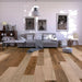 Canadian Standard SONO Eclipse Baywest Oak flooring featuring 8-inch wide planks with realistic oak grain and natural colour variation in a living room