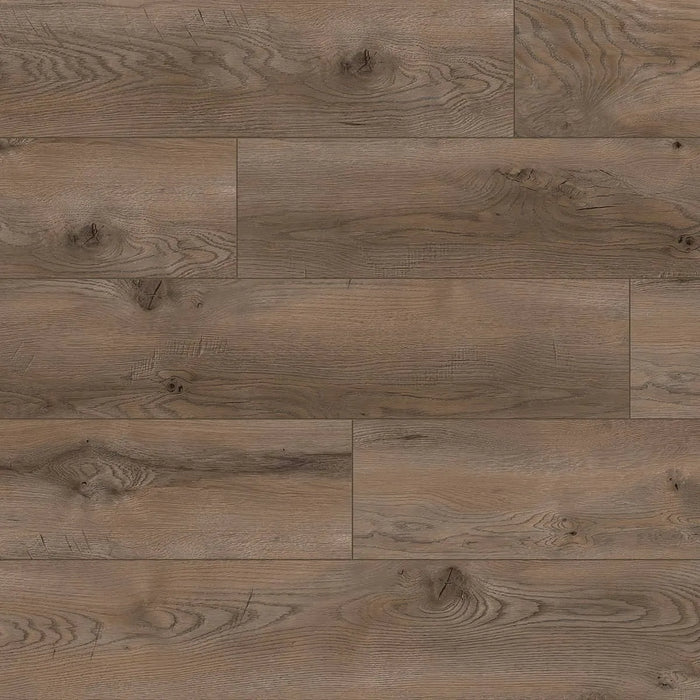 Canadian Standard SONO Eclipse Coffee Oak 5.5mm flooring featuring 8-inch wide wood-look planks with oak-inspired grain
