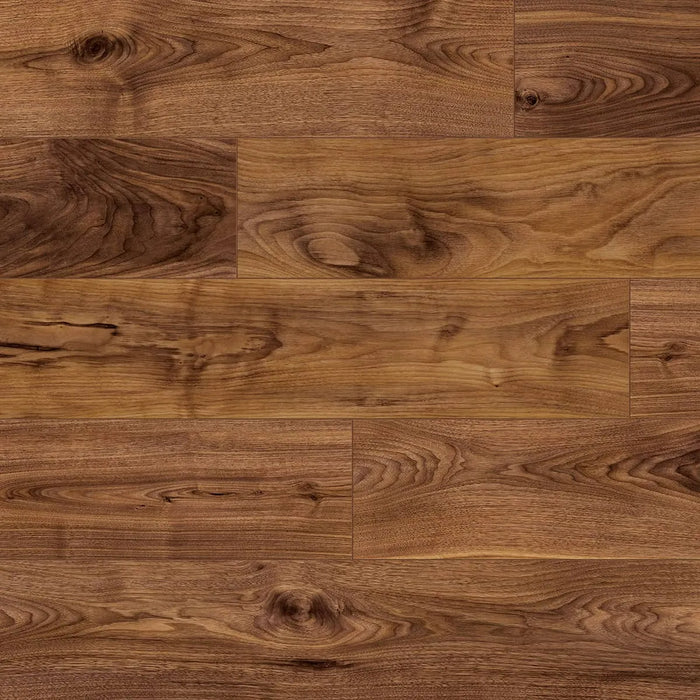 Canadian Standard SONO Eclipse Heartlan Walnut flooring featuring 8-inch wide planks with realistic walnut-inspired wood grain