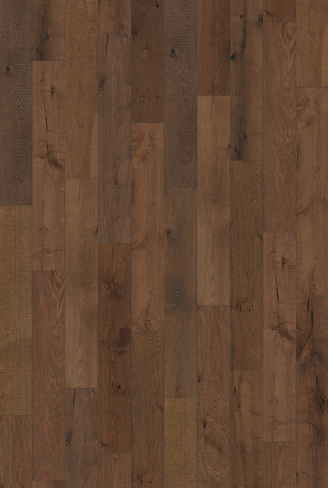 Canadian Standard SONO Eclipse Liberty Oak flooring featuring 8-inch wide wood-look planks with realistic oak grain plank overview