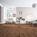 Canadian Standard SONO Eclipse Saloon Oak flooring featuring 8-inch wide planks with natural oak-look texture in a living room