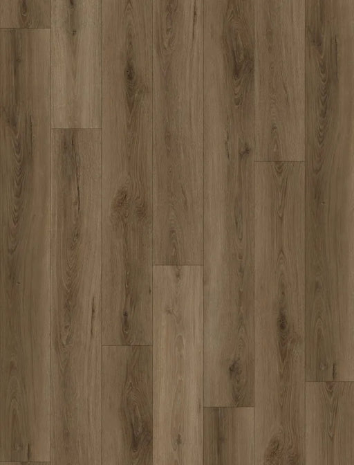 Canadian Standard Ernest Vanntett Plus 7mm waterproof SPC luxury vinyl plank flooring featuring wide wood-look planks with realistic textured grain and a matte finish