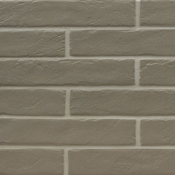 MSI Surfaces Brickstone Putty Brick 2" x 10" Matte Porcelain Tile