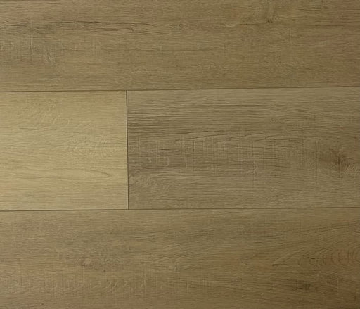 NAF AquaPlus Gold with Cork Shangri-La 7mm waterproof SPC vinyl plank flooring with textured wood grain and attached cork backing