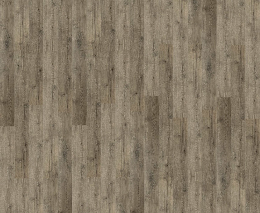 NAF AquaPlus Gold Leslie 7mm waterproof rigid core vinyl plank flooring with realistic wood grain and deep-textured finish layout overview