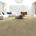 NAF AquaPlus Platinum Chelsea 9mm waterproof rigid core vinyl plank flooring with realistic wood grain and deep-textured finish in a living room