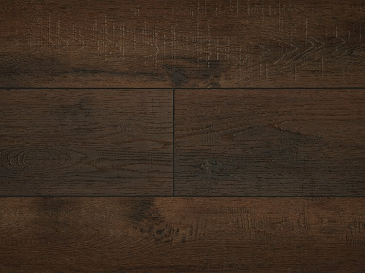 NAF AquaPlus Platinum Leo 9mm waterproof rigid core vinyl plank flooring with realistic wood grain and deep-textured finish