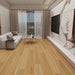 NAF AquaPlus Platinum Mayfair 9mm waterproof rigid core vinyl plank flooring with realistic wood grain and deep-textured finish in a living room