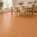 NAF AquaPlus Select Bracebridge 7mm waterproof rigid core vinyl plank flooring with realistic wood grain and deep-textured finish in a dining room