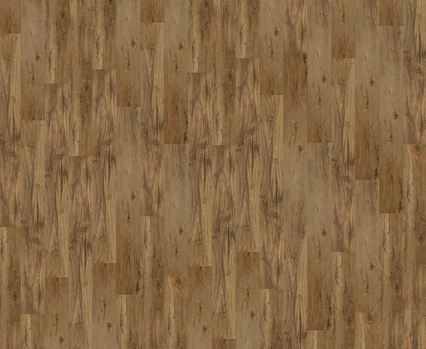 NAF AquaPlus Select Chaplin 7mm waterproof rigid core vinyl plank flooring with realistic wood grain and deep-textured finish product plank layout
