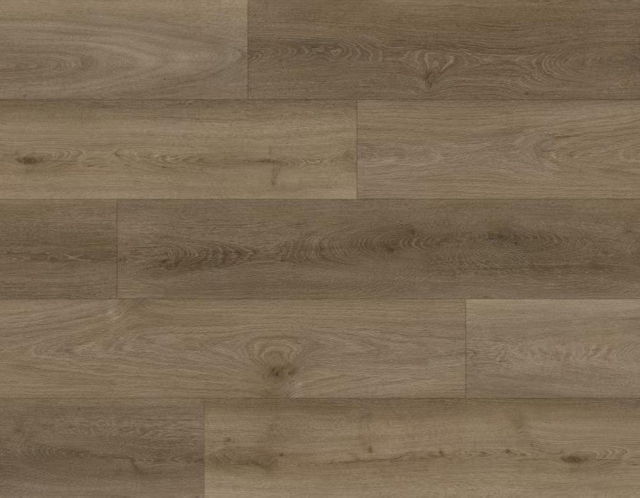 NAF AquaWood Hudson 10mm waterproof WPC vinyl flooring with wide 9-inch wood-look planks and a textured finish