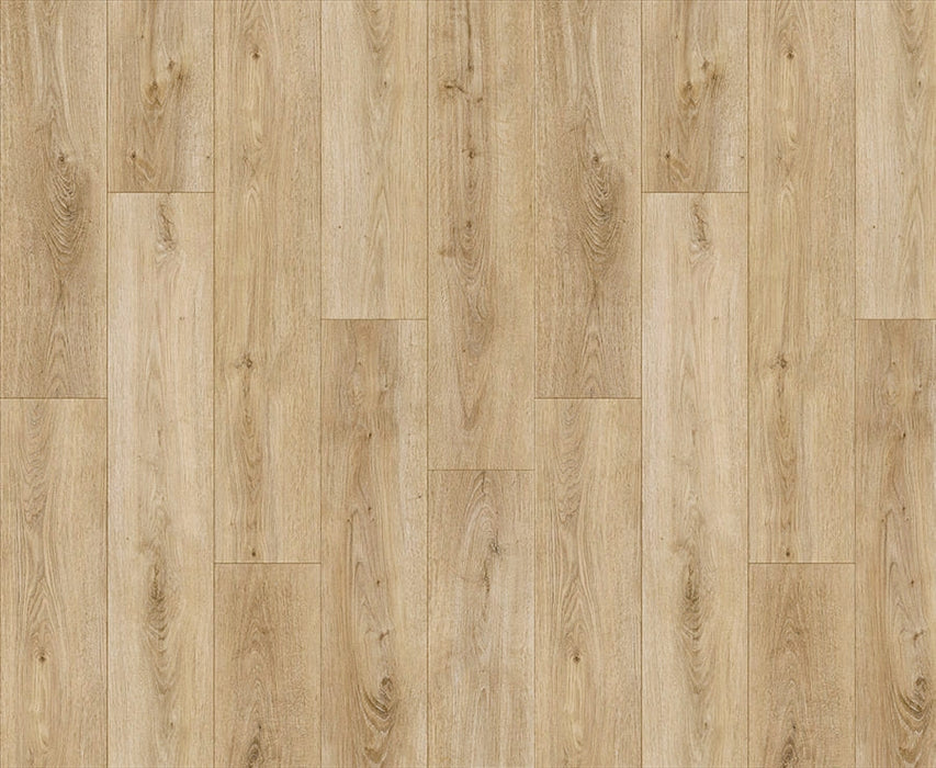 NAF AquaWood Volga 10mm waterproof WPC vinyl plank flooring with wide wood-look planks and textured finish layout overview
