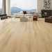 NAF Astra 12mm waterproof laminate PLUS flooring with wide 9.3-inch wood-look planks and realistic 4D surface texture in a living room