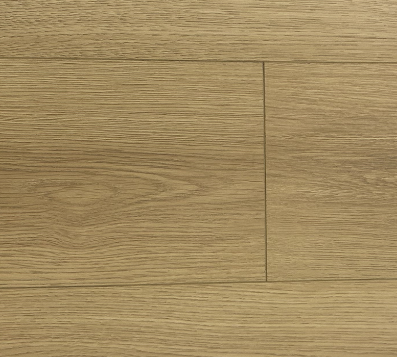NAF Canyon Mist 14mm waterproof laminate flooring with 7.7-inch-wide planks and realistic 4D wood texture