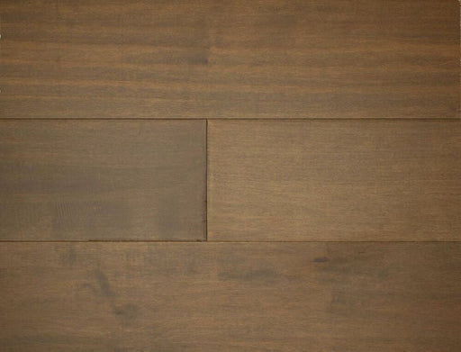 NAF Capri engineered maple hardwood flooring featuring 6.5-inch-wide planks, genuine maple grain, and a textured handscraped finish