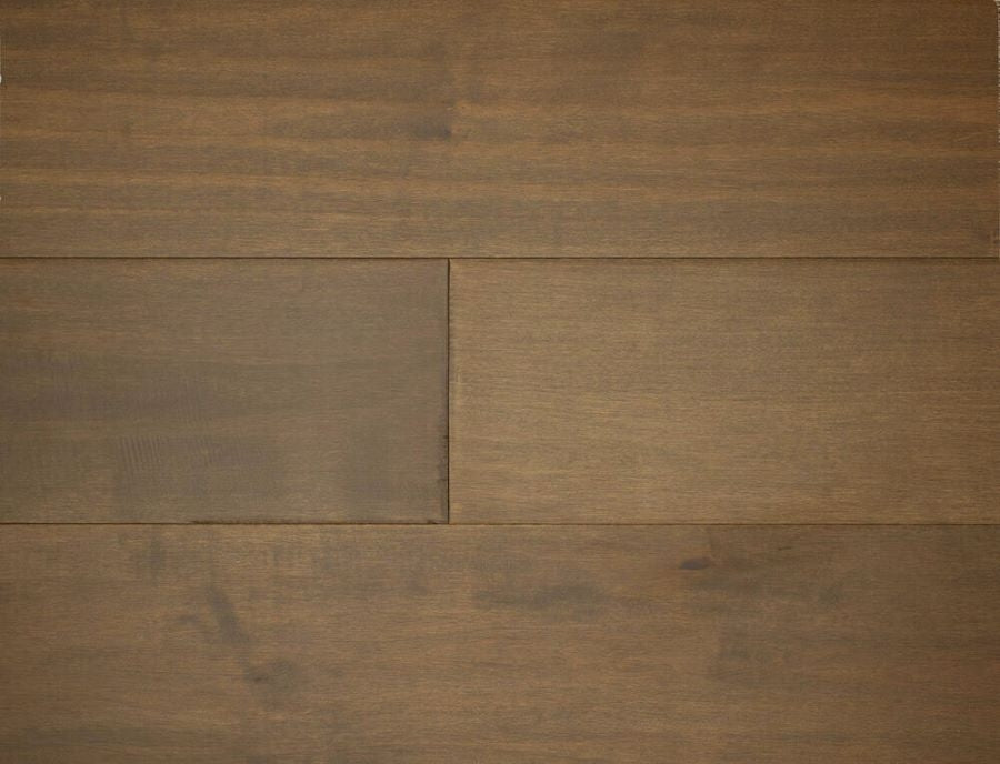 NAF Capri engineered maple hardwood flooring featuring 6.5-inch-wide planks, genuine maple grain, and a textured handscraped finish