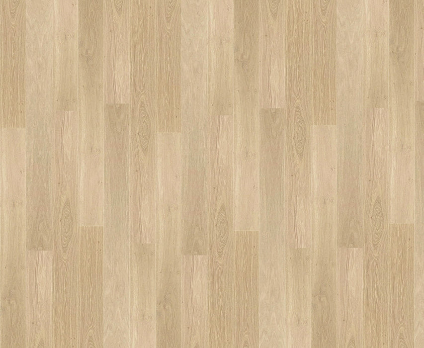 NAF Cedar 12mm European Oak engineered hardwood flooring with natural oak grain and a textured wirebrushed finish plank layout overview