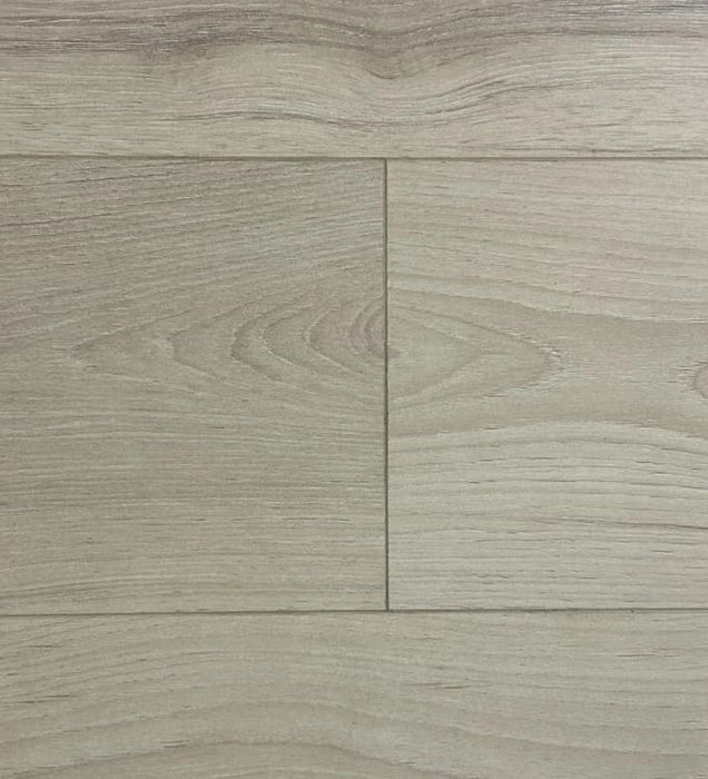 NAF Horizon 14mm waterproof laminate flooring featuring 7.7-inch wood-look planks with a realistic 4D textured finish