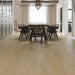 NAF Royal Buckingham 8mm waterproof rigid core vinyl plank flooring with realistic wood grain and deep-textured finish in a dining room