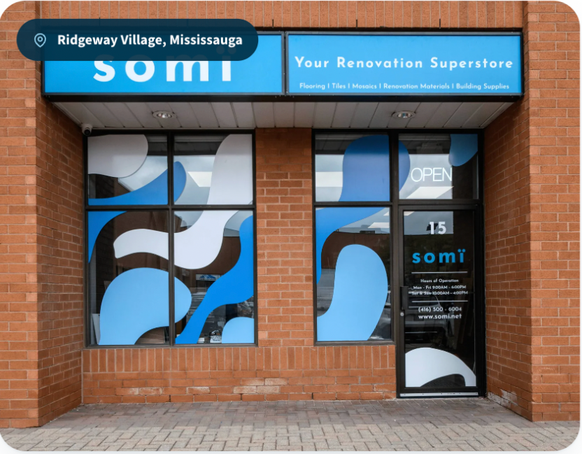 Somi Flooring Mississauga showroom exterior