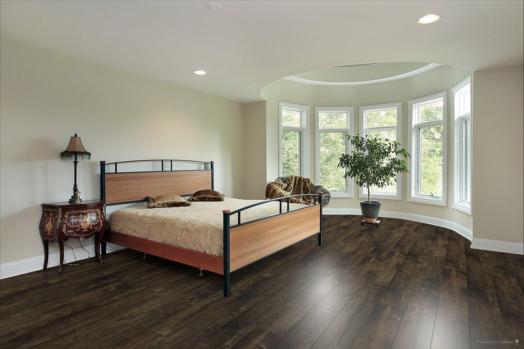 Toucan Alexander 7.70" Water Resistant EIR laminate flooring in bedroom