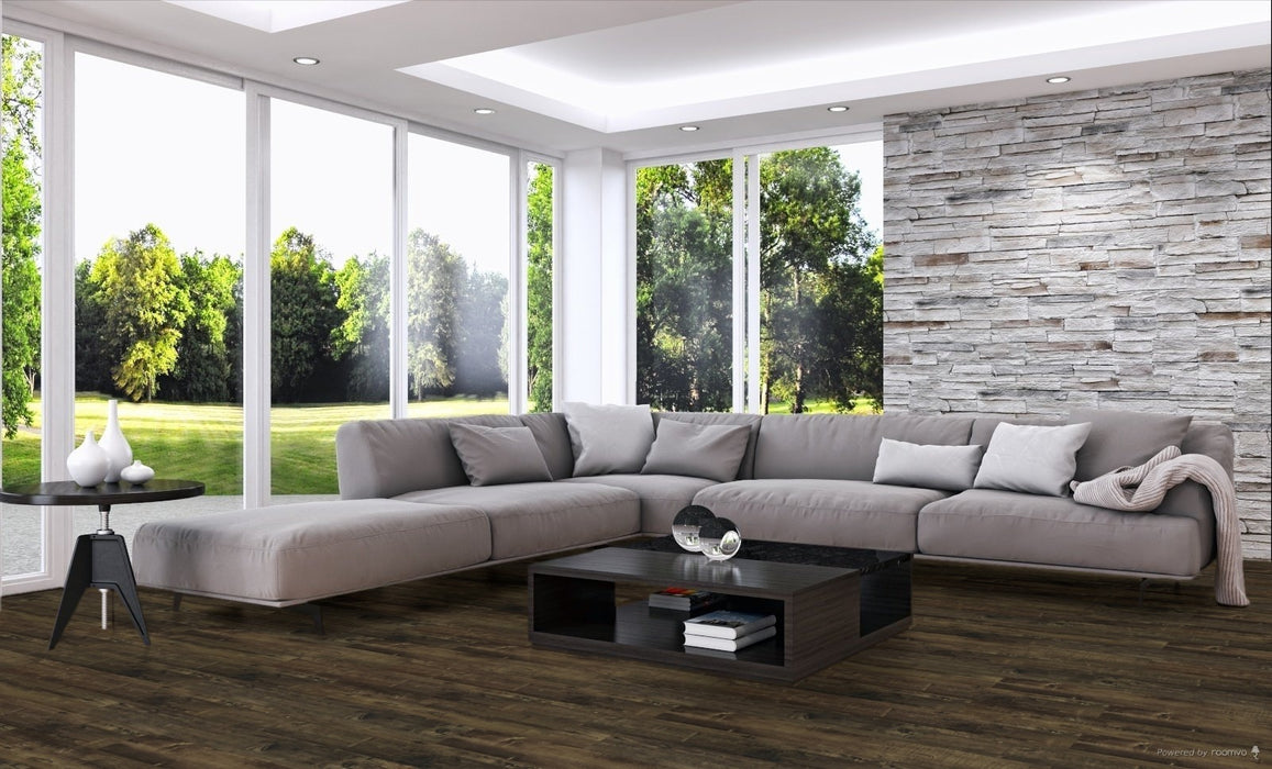 Toucan Alexander 7.70" Water Resistant EIR laminate flooring in living room