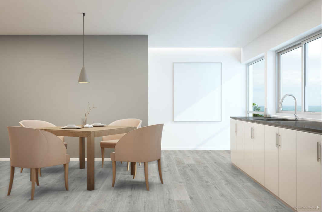 Toucan Arctic Fox 7.72" waterproof TF80 laminate flooring in dining room
