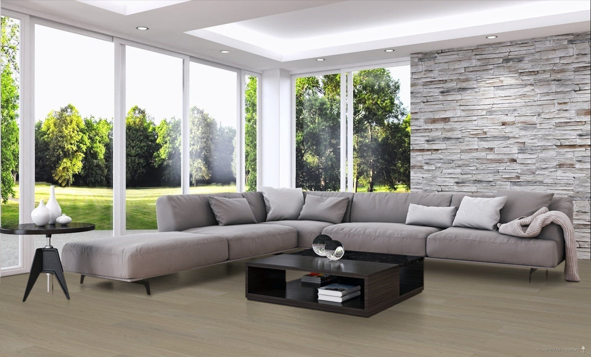 Toucan Canvas 7.72" waterproof TF80 laminate flooring in living room